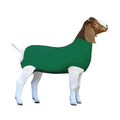 Spandex Goat Tube for Show Goats - Show Livestock Supplies: Goat Covers & Blankets (Dark Green, Medium) - color: dark green, size: Medium