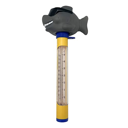 Floating Shark Thermometer for Pools, Spas, Hottubs, & Aquariums | Floating Shark Thermometer for Pools, Spas, Hottubs, & Aquariums - Shatter Resistant - color: Shark