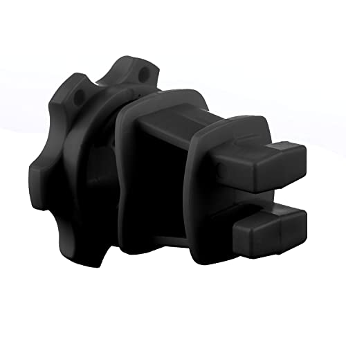 25-Pack Screw-Tight Electric Fence Round Post Insulators, Black | Wire Holding ·Two-Piece Design · Fits Round Posts · For Wire & Polywire - color: Black