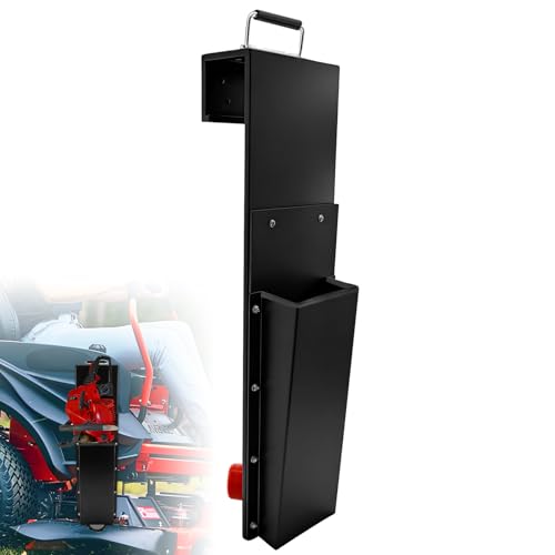 Bucket Chainsaw Scabbard, Universal Heavy Duty Steel Chainsaw Holder | Impact Protection Chainsaw Scabbard with Protective Liner & Portable Handle for ATV UTV Truck Tractor Utility Vehicles