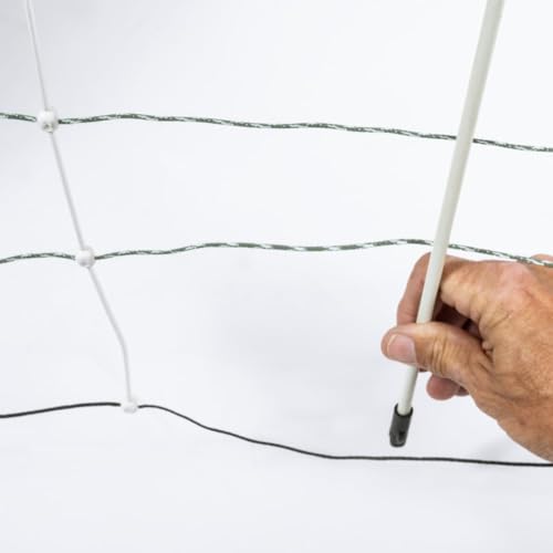 Premier 1 SagStopper™ for Electric Netting - Package of 10-48" Height | Lightweight fiberglass. Slotted nocks tension net vertically. Keeps lower strands off the ground. Easy to install & remove. - size: 48" Height