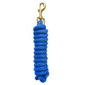 5/8" x 8' Nylon Horse Lead Rope (Royal Blue) | Durable nylon material, cast iron hardware, ideal for daily use, training and showing. - color: Royal Blue