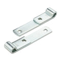 National Hardware Screw Hooks and Strap Hinges, 6", 2-Pack, Zinc Plated | 150 lb Safe Working Load; Screw Hooks Set Alignment on Gates, Sheds and Barn Doorways, WeatherGuard Coated - size: 6 Inch