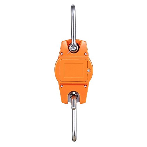 Klau Digital Hanging Scale OCS-L Orange 300 kg / 600 lb | High Precision Sensor, Heavy Duty Industrial Crane Scales, Smart Hoist, For Home Indoor Farm Factory Hunting Outdoor - color: Orange