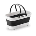 Superio Fold N' Go Mop Bucket with Wheels - Collapsible Cleaning Bucket, 10L, Portable Water Pail for Home, Car, and Outdoor Use