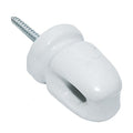 Zareba Systems WP1929 Ceramic Lag Screw Insulator (25 Pack), Large - size: 25 Pack