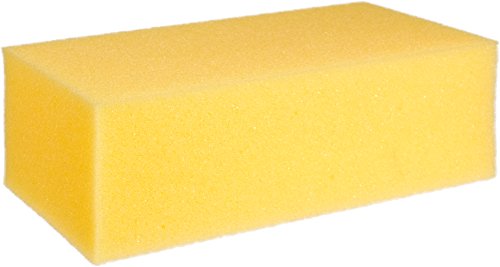 Carlisle FoodService Products 36550100 Commercial Extra Large Sponge, 8.25", Yellow (Case of 24) - color: Yellow, size: 8.25" (Pack of 24)