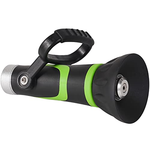 GSFNG98 Garden Hose Nozzle, Fireman's Hose Heavy Duty Nozzle, Premium Constructed Sprayer with Ergonomic Handle for Arthritis