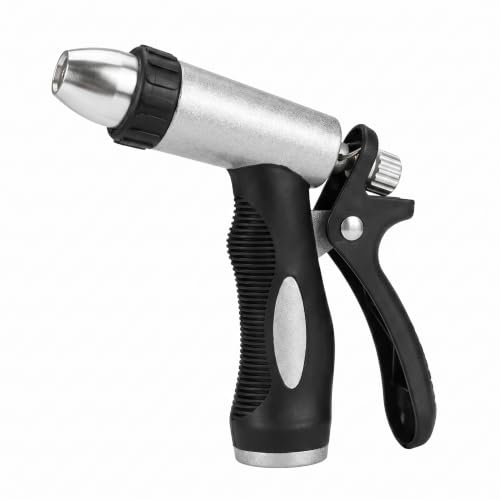 GREEN MOUNT Heavy Duty Hose Nozzle, High Pressure Water Nozzle for Garden & Car Wash, 1-Pack
