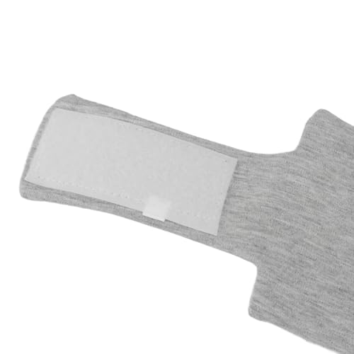 Dog Neck Support Collar, Cotton Adjustable Prevent Licking Pet Neck Brace Wrap Dog Protective Collar Recovery Head Cone for Cats Post Surgery (M) - size: M