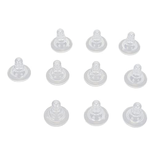 10Pcs Nipple for Goats, 10Pcs Goat Nursing Soft Silicone Thicken Lamb Goats, Small Animal Milk Drink Nipples Feeding Sheep Cattle Rubber Pacifier Replacement Lambs and Kids