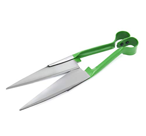 Sheep Shear Grass Shear Alpaca Shears R Shaped Design For Large Thick-Haired Animal Grooming (Green) - color: Green