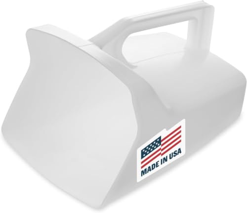 Rubbermaid Commercial Products Food Service Utility Scoop, 64-Ounce, White, for Ice/Bar and Ingredient Use in Restaurant/Kitchen (Pack of 6) - size: 64-Ounce (Pack of 6)