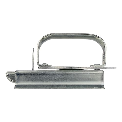 National Hardware Heavy Duty Swinging Door Latch, Steel, Zinc Plated | 3/8 in Automatic Locking Bolt Takes A Padlock; Right or Left Hand Operation on Sheds and Gates - size: 3/8 Inch