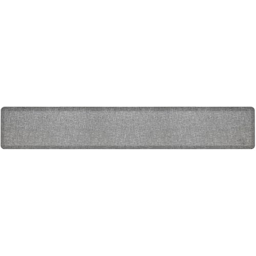 Anti Slip 7/8 inchs Anti Fatigue Kitchen Floor Mat, Ergonomic Comfort Standing Mat, Waterproof Kitchen Runner for Home, Kitchen, Office, Laundry, Garage (Light Gray, 17.3" x 95" -0.87") - size: 95"L x 17"W x 0.9"Th