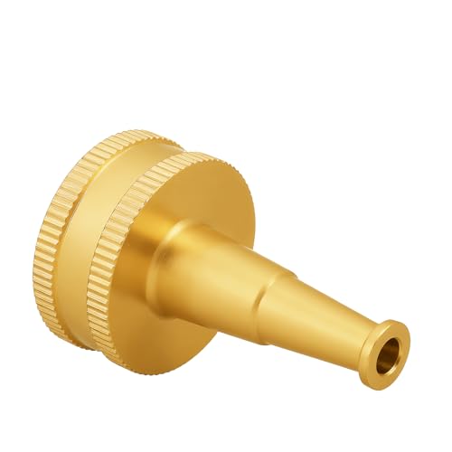 Adjustable High Pressure Brass Garden Hose Nozzle - Large Flow Long Handle Ball Valve, 3/4 GHT Fitting for Car Washing, Garden Watering & Floor Cleaning - color: Sprinkler+Nozzle+Valve C