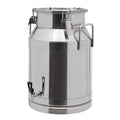 Stainless Steel Milk Can, 30 Liter Seamless Milk Jug Wine Pail Bucket with Spigot 7.93 Gallon Anti-Leak Liquid Storage Container Milk Pail with Sealed Lid Heavy Duty (30L with Spigot) - size: 30L with Spigot