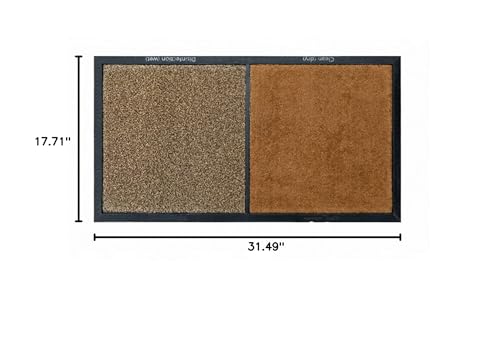 HAPYLY Disinfection Floor Pad Mat Sanitizing Floor Mat Multifunction Entrance Mat Footbath Mat RugShoe Mat Home Hotel (Brown) - color: Brown