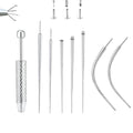 16G 18G Piercing Taper & Ball Grabber Tool -Flat Back Earrings Applicator Tool,Body Piercing Kit for Changing Jewelry