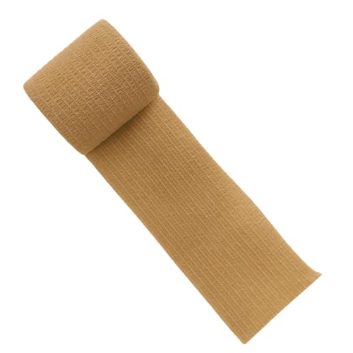 First Aid Training Cohesive Bandage Tape, 12-Pack | MCR Medical | Self-adhering elastic cohesive wrap bandage tape, sticks to itself without clips or adhesive residue, 12-pack - size: 12-pack