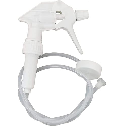 Premium Heavy Duty Remote Trigger Sprayer, 40” Extended Reach Hose White, 38/400 Neck Size Threaded Closure for Bottles and Containers