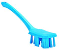 Vikan 41963 UST Long Handle Scrubbing Brush, Stiff, Blue