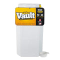Vittles Vault Traditional Dog and Cat Food Container + Scoop, Gray, 80lbs | BPA Free Plastic, Sealed Airtight for Kibble, Bird Seed, Oatmeal and More; Includes Scoop, Made in USA - size: 14.0"L x 14.0"W x 28.2"H