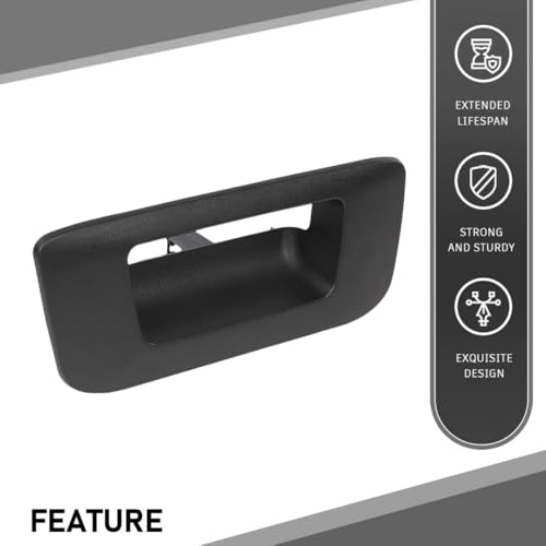 G-PLUS Tailgate Handle Bezel Rear Tail Gate Latch Handle | Compatible with Chevy Silverado/GMC Sierra 1500 2500HD 3500HD 2007-2014 15927251 GM1916107 22755303 - size: 07-14 Chevy Silverado/GMC Sierra