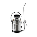 1 Gallon Pump Sprayer, Heavy Duty Stainless Steel Garden Sprayer with 14" All-Steel Wand & 4FT Reinforced Hose for Lawn Care, Weed Control & Pest Control, Includes Viton & EPDM Seals, Gloves - size: 1G/4L