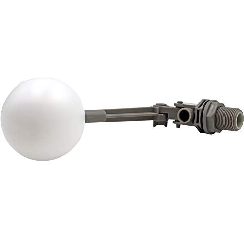 3/4 Float Valve for Water Tank Plastic Water Float Valve | Pool Auto Fill Float Valve, with Adjustable Arm, for Water Trough, Stock Tank, Cooler, Livestock Automatic Waterer