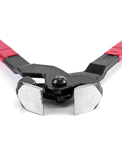 QWORK Hoof Nipper, 14" Heavy Duty Farrier Nippers with Plastic Grip, 1 Pack