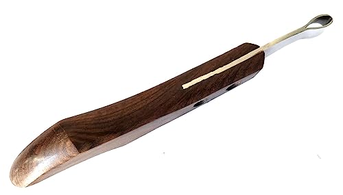 Hoof Knife Small Loop Oval Farrier Equine Horse Stainless Steel Blade Wooden Handle
