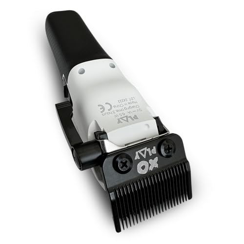 TPOB Play Barber Hair Clippers for Men 7500 RPM with Rubber Grips (White) - color: White