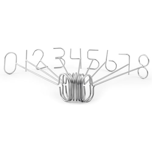 Shimeyao Paint Branding Irons for Livestock Marker Pig Cattle Cow Sheep Numbers 0-8 for Livestock Marking Accessories Lab Research