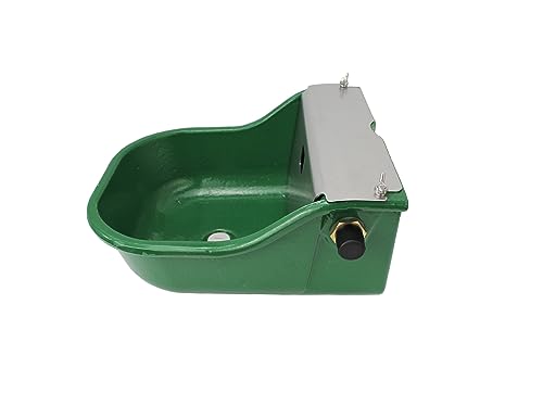 Automatic Stock Waterer for Horses,Cattle,Dog,Hog, Livestock, Heavy Duty Cast Iron,Extra Large Farm Animal Waterer Dispenser with Drainage Hole