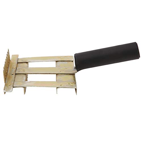 Cattle Shedding Comb, Durable Rounded Iron Teeth for Safe Grooming and Itch Relief, Cow Bull Hair Brush, Professional Livestock Grooming Tool, for Farmers, Ranchers, Cattle Owners,
