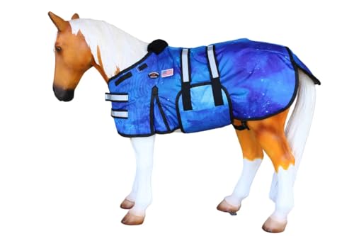 1680D Miniature Foal Pony Donkey Weanling Winter Blanket 519TS12-XL - color: Night Sky, size: 48-54 Inches (Xlarge)