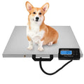 Digital Livestock Scale 660Lbs x 0.2Lbs,21'' x 17'' Veterinary Scale Pet Vet Scale Stainless Steel Platform Animal Scale,Electronic Postal Scale, Industrial Floor Scale