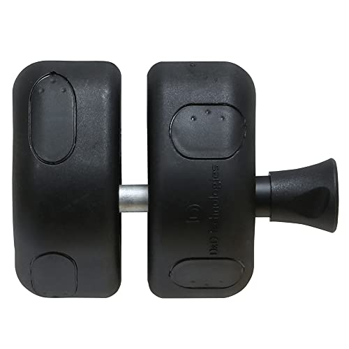 National Hardware MagnaLatch Side Pull, 2-3/4", Polymer, Adjustable, Black | Magnetic Self-Latching with Stainless Steel Internals and Key Lock for Metal, Wood and Vinyl Pool Gates