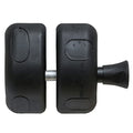 National Hardware MagnaLatch Side Pull, 2-3/4", Polymer, Adjustable, Black | Magnetic Self-Latching with Stainless Steel Internals and Key Lock for Metal, Wood and Vinyl Pool Gates