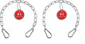 Heavy Duty Chain 440LB 40" Chains for Heavy Bag, Hammock, Swing, Outdoor Indoor Use, Rust-Resistant Secure Hanging (Pack of 2) - size: 40inch-1PCS (Pack of 2)