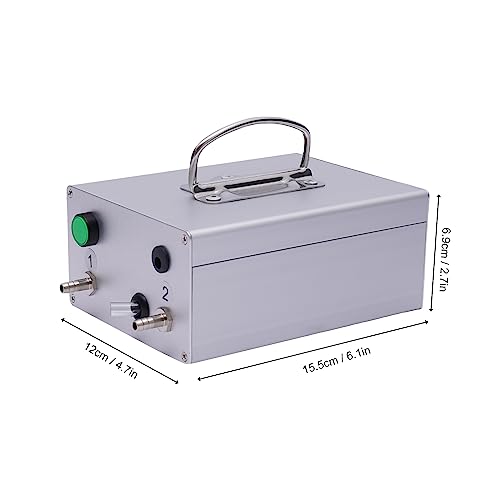5L Dual Head Sheep Goat Cow Milking Machine Vacuum Impulse 304 Steel Pump Milker Electric Automatic Cow Milker Machine with Milk Tube Brush for Sheep Goat/Cow