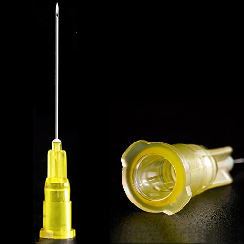 100 Pack 20Ga 1 1/2 Inch Stainless Steel Dispensing Lab Tools Accessories for Scientific Labs, Measuring and Refilling, Individually Wrapped - size: 20G 1-1/2 inch