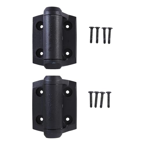 National Hardware TruClose Narrow Spring Hinge, 3-13/16" x 2-1/2", 2-Pack - style: Updated Packaging