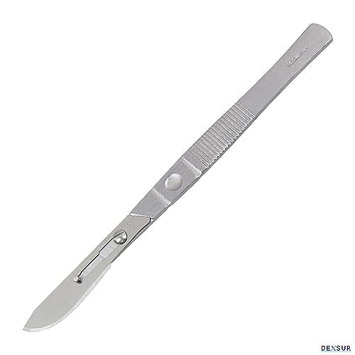 Dissection Kit for Biology Lab & Anatomy - Stainless Steel Scalpel Knife Set for Medical & Veterinary Students, KIT1019-7 Pcs - style: KIT1019 - 7 Pcs