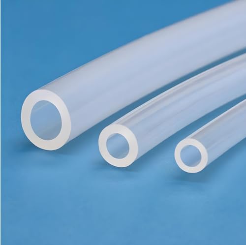 OCS Parts Silicone Hose Tubing | 3/16" ID x 7/16" OD | 10 Feet | High Temp, Food Grade Tubing for Brewing, Food, Beverage, Liquids and Gases, Air, Plumbing, Ponds, AC and HVAC - size: 3/16" ID x 7/16" OD, style: 10 Feet