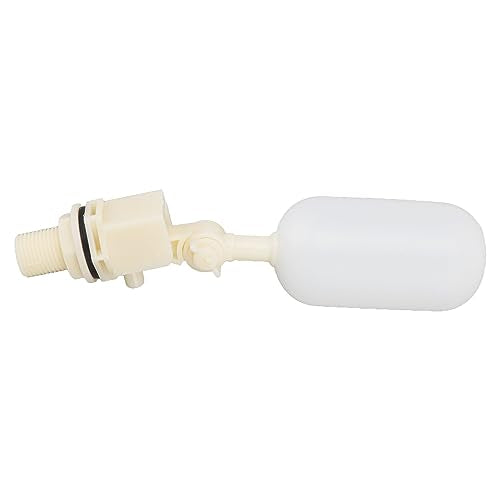 G1/2 Male Thread Pvc Water Float Valve,Automatic Pet Water Dispenser Shut off Float Valve for Water Tank Horse Cattle Goat Sheep Pig Dog Water Trough