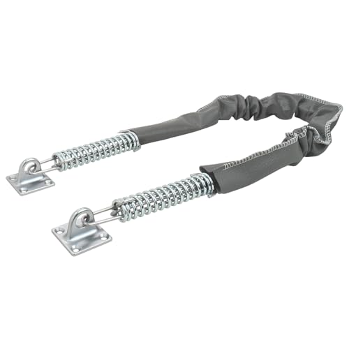 "Nuk3y Heavy Duty Storm Crash Chain with Solid Brass Bracket (Stainless Steel, 20-1/2"")" - color: Stainless Steel, size: "20-1/2"""