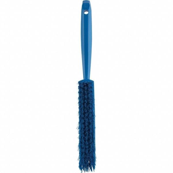 Vikan 45893 Bench Cleaning Brush, Polypropylene/Polyester Medium Bristle Dustpan Brush & Sweeper, 14 Inch, Blue - color: Blue, size: 4589