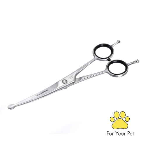 Tweezerman 7" Pet Grooming Shears-Safety Round Tips for Dogs & Cats - style: 7" Shears